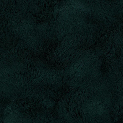 Coperta in Pelliccia di Coniglio Finta 4 pcs Verde Scuro