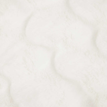 Coperta in Pelliccia di Coniglio Finta 4 pcs Bianco