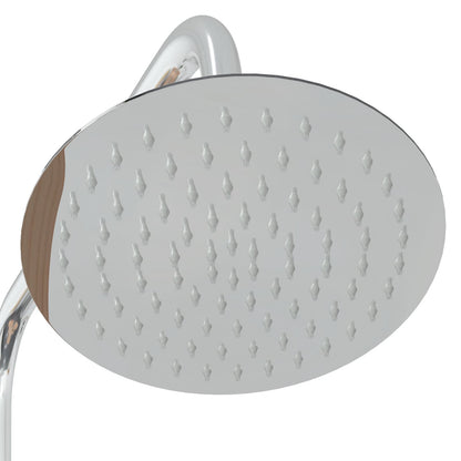 Doccia da esterno 223 cm Legno massello di pino e acciaio inox | homemem39