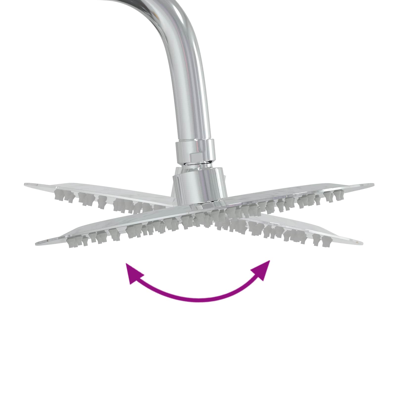 Doccia da esterno 223 cm Legno massello di pino e acciaio inox | homemem39