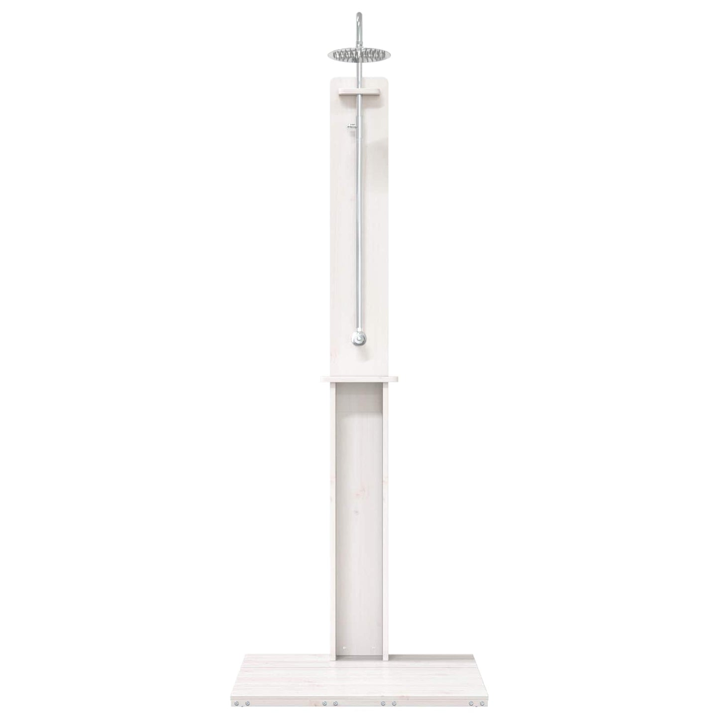 Doccia da esterno 206 cm Legno massello di pino e acciaio inox | homemem39