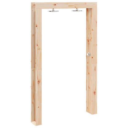 Doccia da esterno 226 cm Legno massello di pino e acciaio inox | homemem39