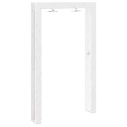 Doccia da esterno 226 cm Legno massello di pino e acciaio inox | homemem39