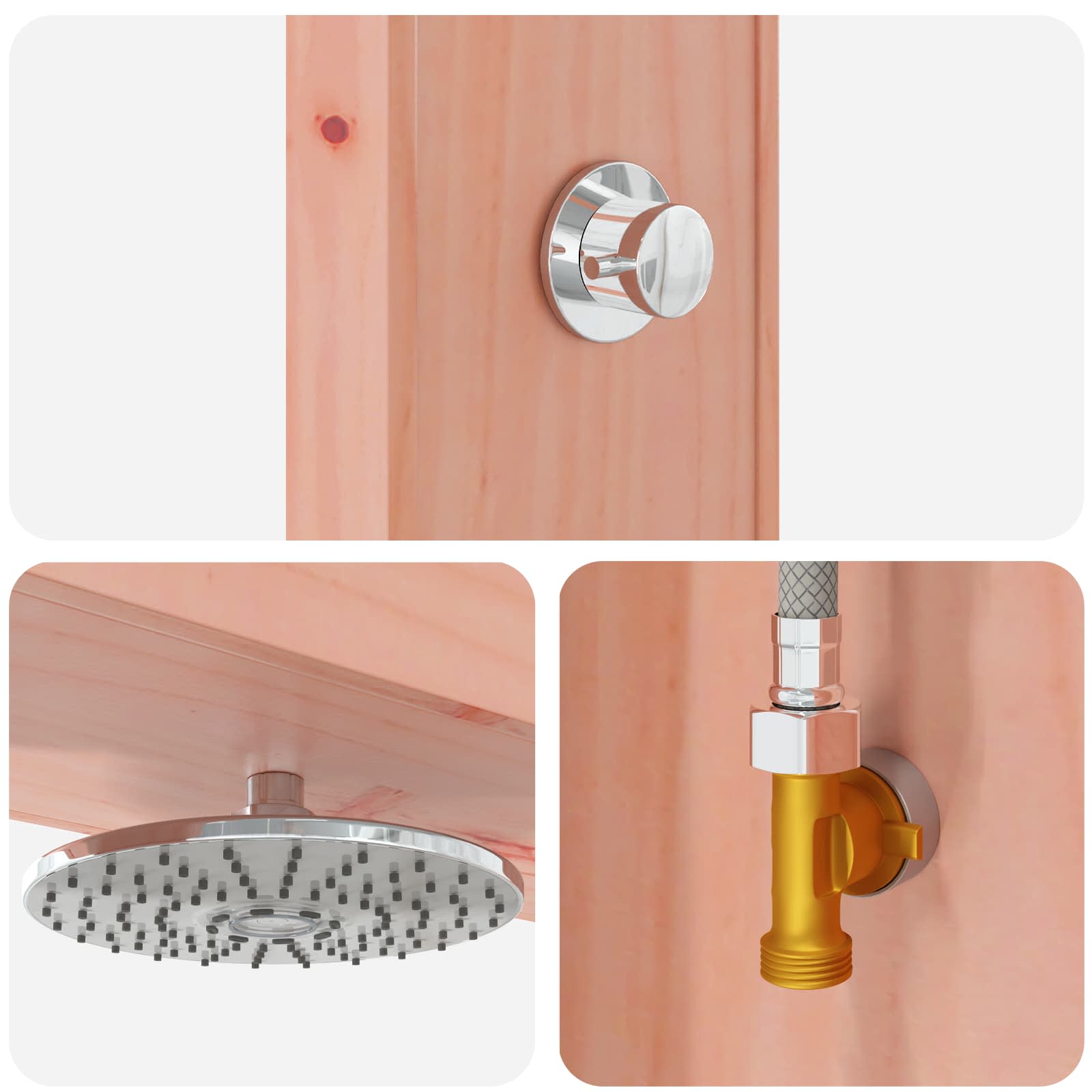 Doccia da esterno 226 cm Naturale | homemem39