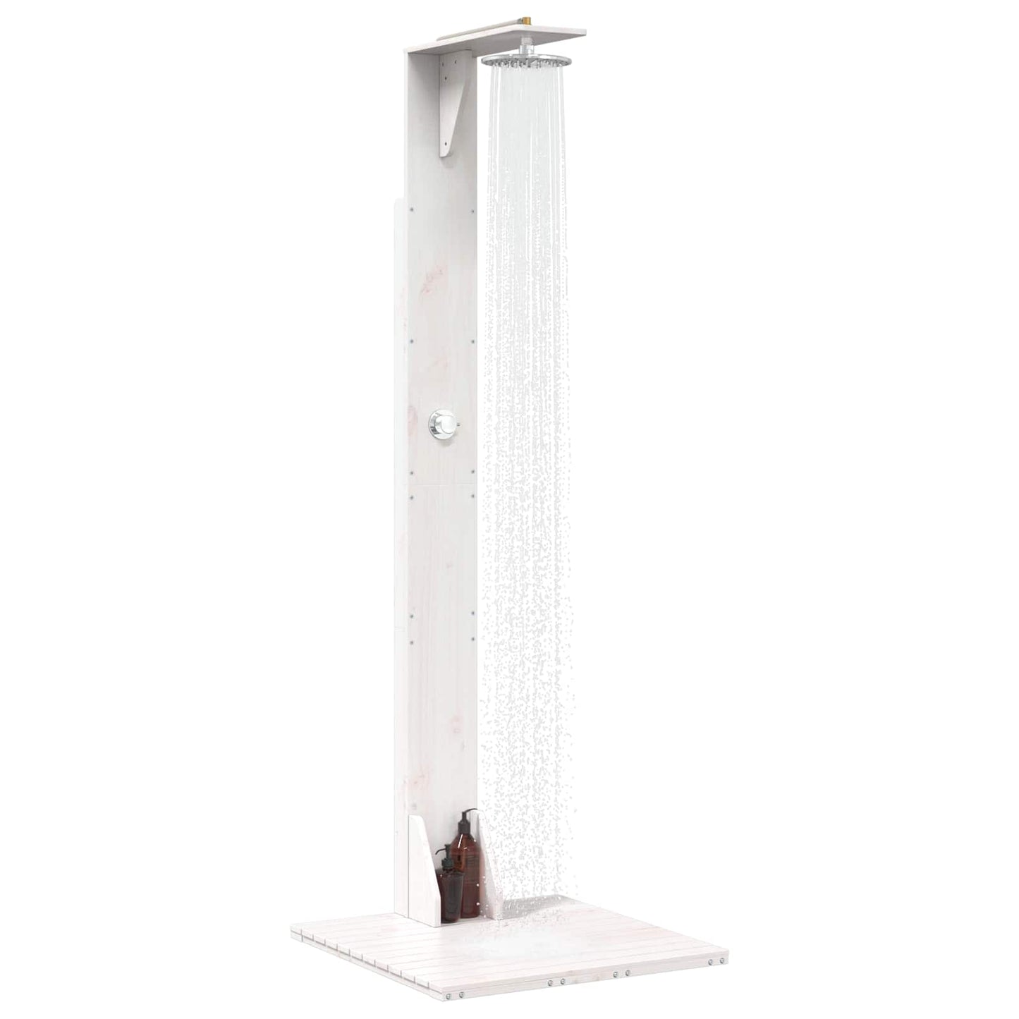 Doccia da esterno 214,5 cm Bianco | homemem39