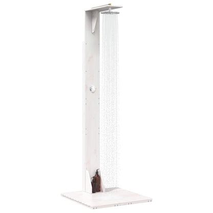 Doccia da esterno 214,5 cm Bianco | homemem39