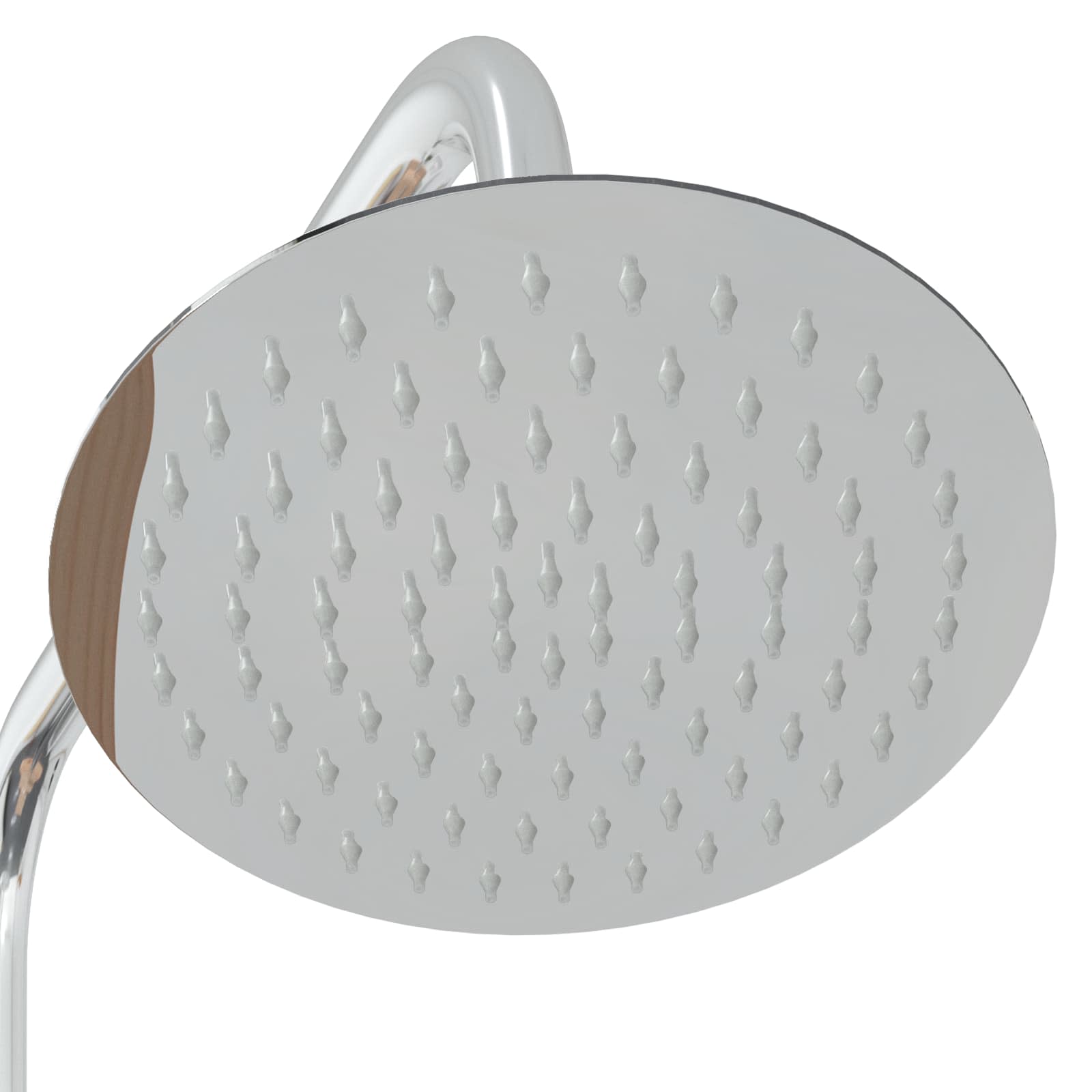 Doccia da esterno 246 cm Legno massello di pino e acciaio inox | homemem39