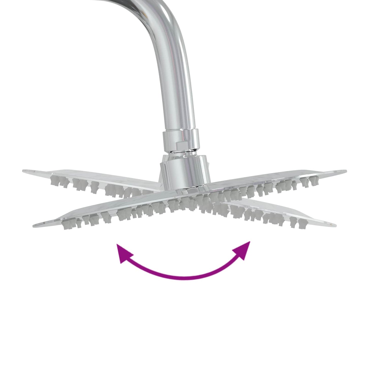 Doccia da esterno 246 cm Legno massello di pino e acciaio inox | homemem39