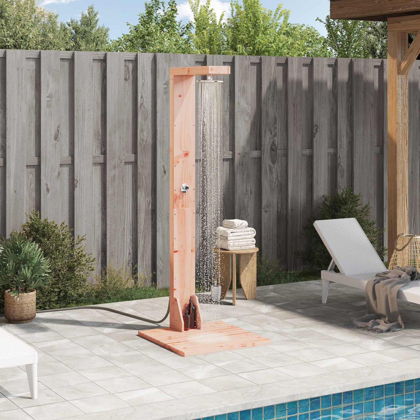 Doccia da esterno 210 cm Naturale | homemem39