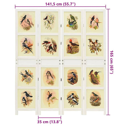 Pannello Romdivider Bianco 212 x 165 cm MDF