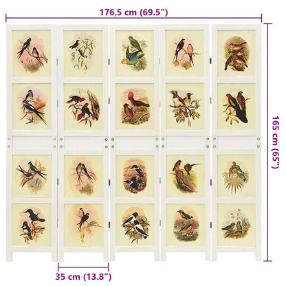 Pannello Romdivider Bianco 212 x 165 cm MDF