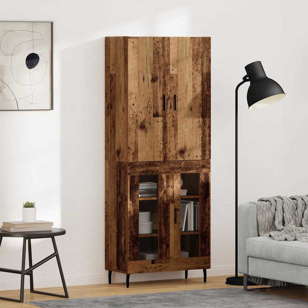 Credenza Legno vecchio 69,5 x 34 x 180 cm Legno multistrato