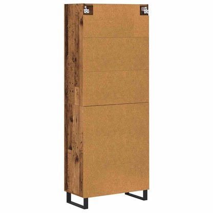 Credenza 2 pcs Legno vecchio 69,5 x 34 x 180 cm