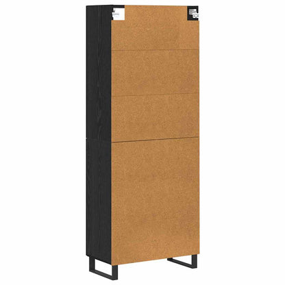 Credenza 2 pcs Rovere Nero 69,5 x 34 x 180 cm | homemem39
