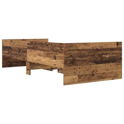 Struttura del letto Legno vecchio 100 x 200 cm Pino massello | homemem39