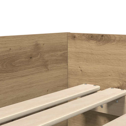 Struttura del letto Rovere artigianale 100 x 200 cm | homemem39