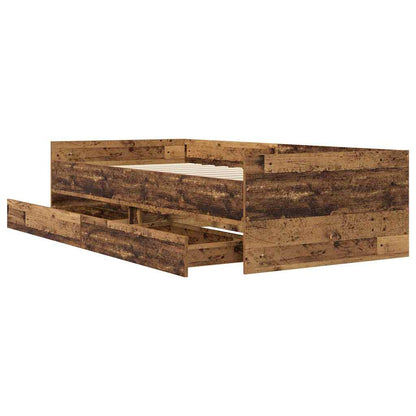 Struttura del letto Legno vecchio 90 x 190 cm Pino massello | homemem39