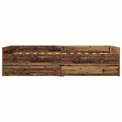 Struttura del letto Legno vecchio 90 x 190 cm Pino massello | homemem39