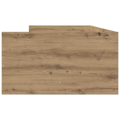 Struttura del letto con cassetto Rovere artigianale 90 x 190 cm | homemem39