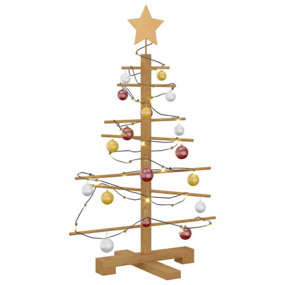 Albero di Natale in legno Marrone 75 cm Bambù