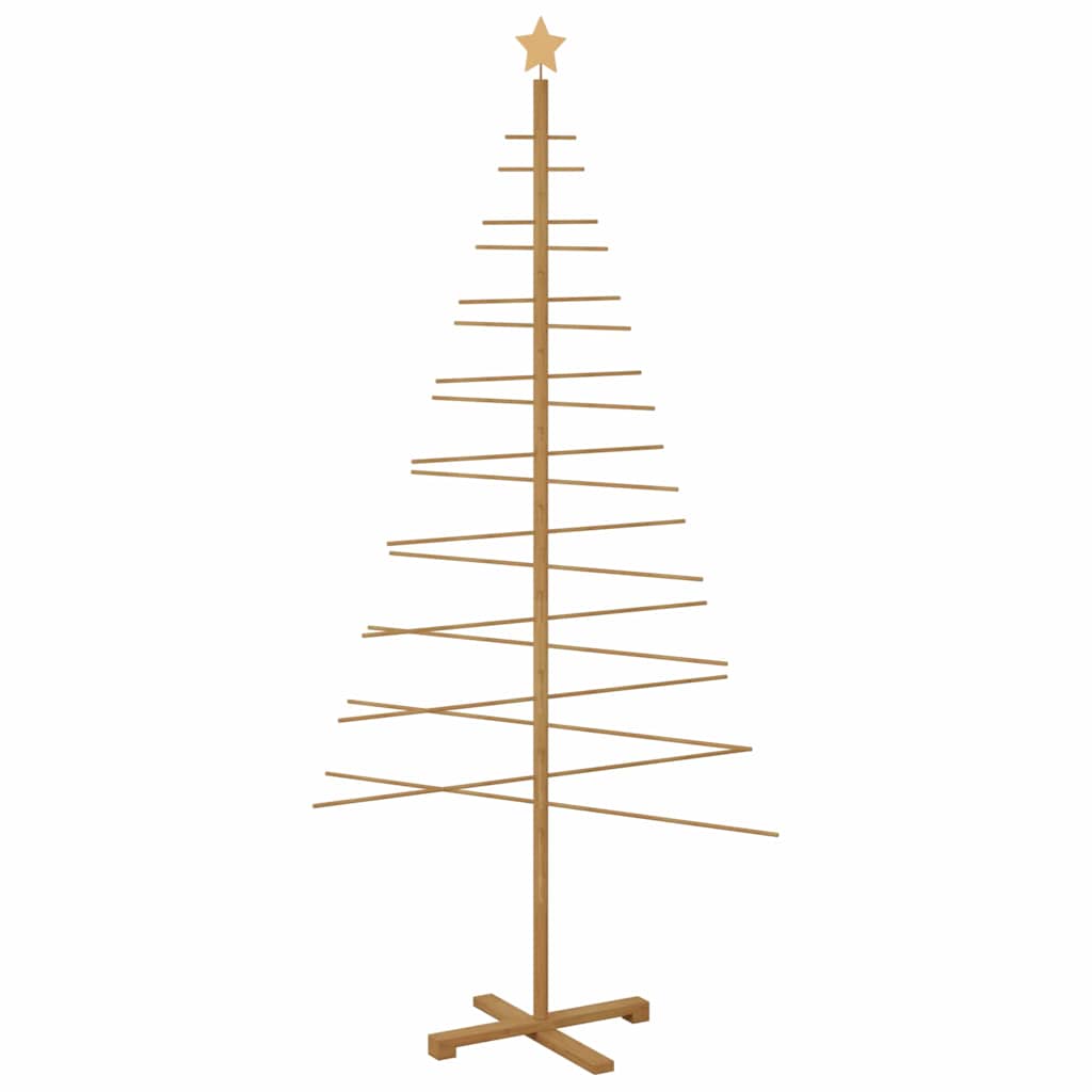 Albero di Natale in legno con supporto Marrone 210 cm Bambù | homemem39