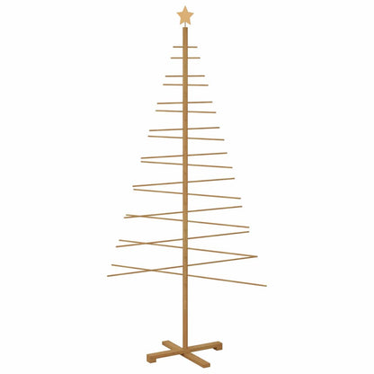 Albero di Natale in legno con supporto Marrone 210 cm Bambù | homemem39