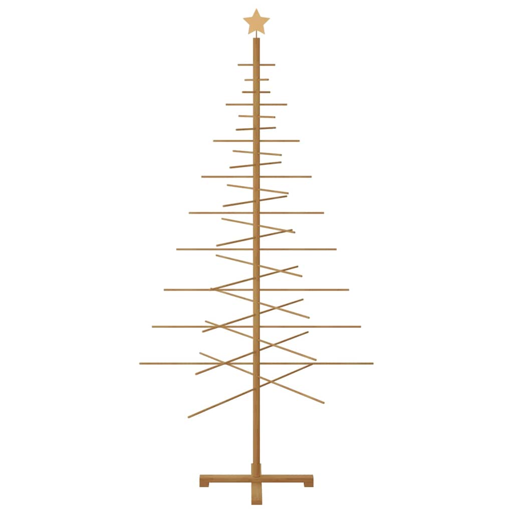 Albero di Natale in legno con supporto Marrone 210 cm Bambù | homemem39