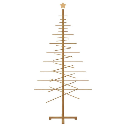 Albero di Natale in legno con supporto Marrone 210 cm Bambù | homemem39