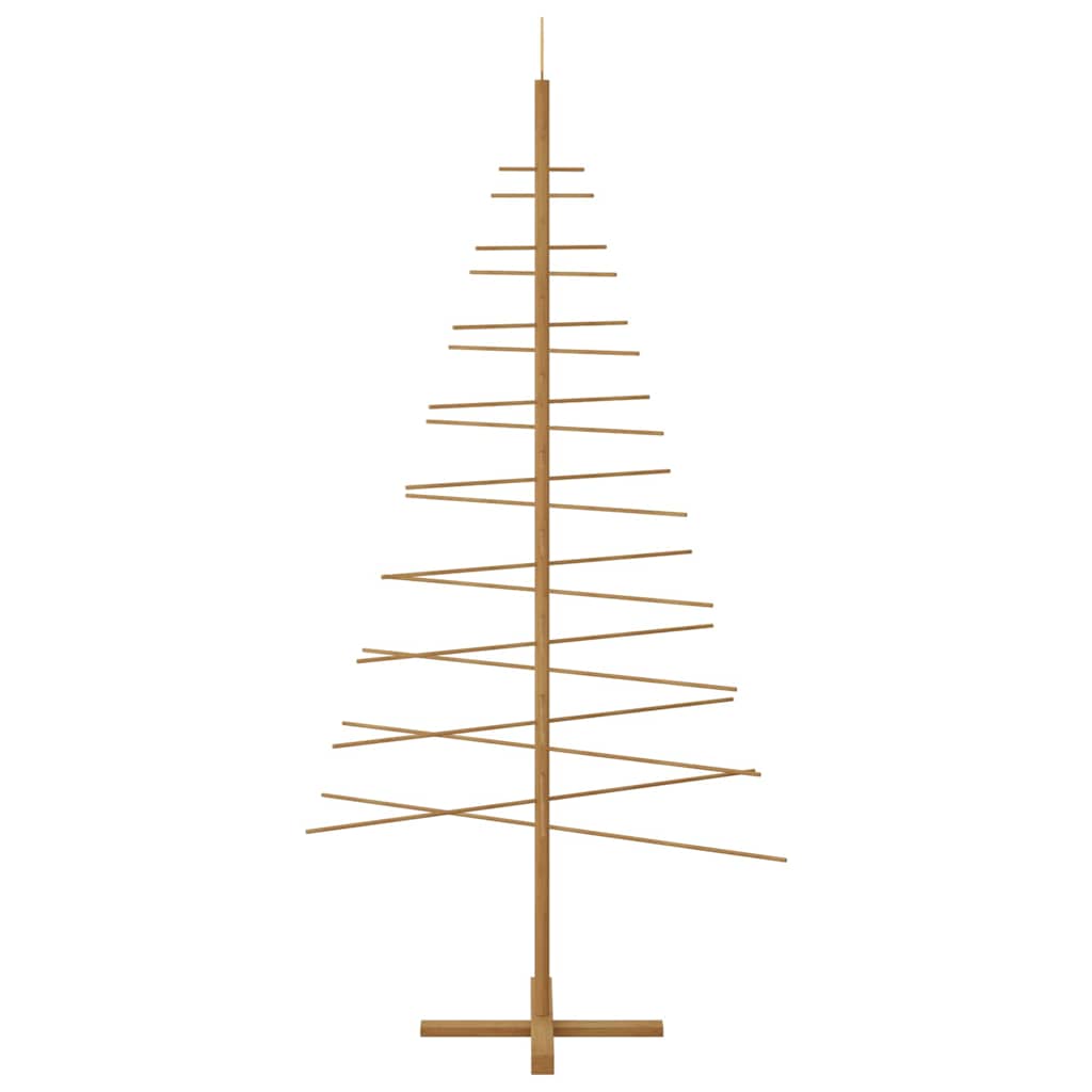 Albero di Natale in legno con supporto Marrone 210 cm Bambù | homemem39