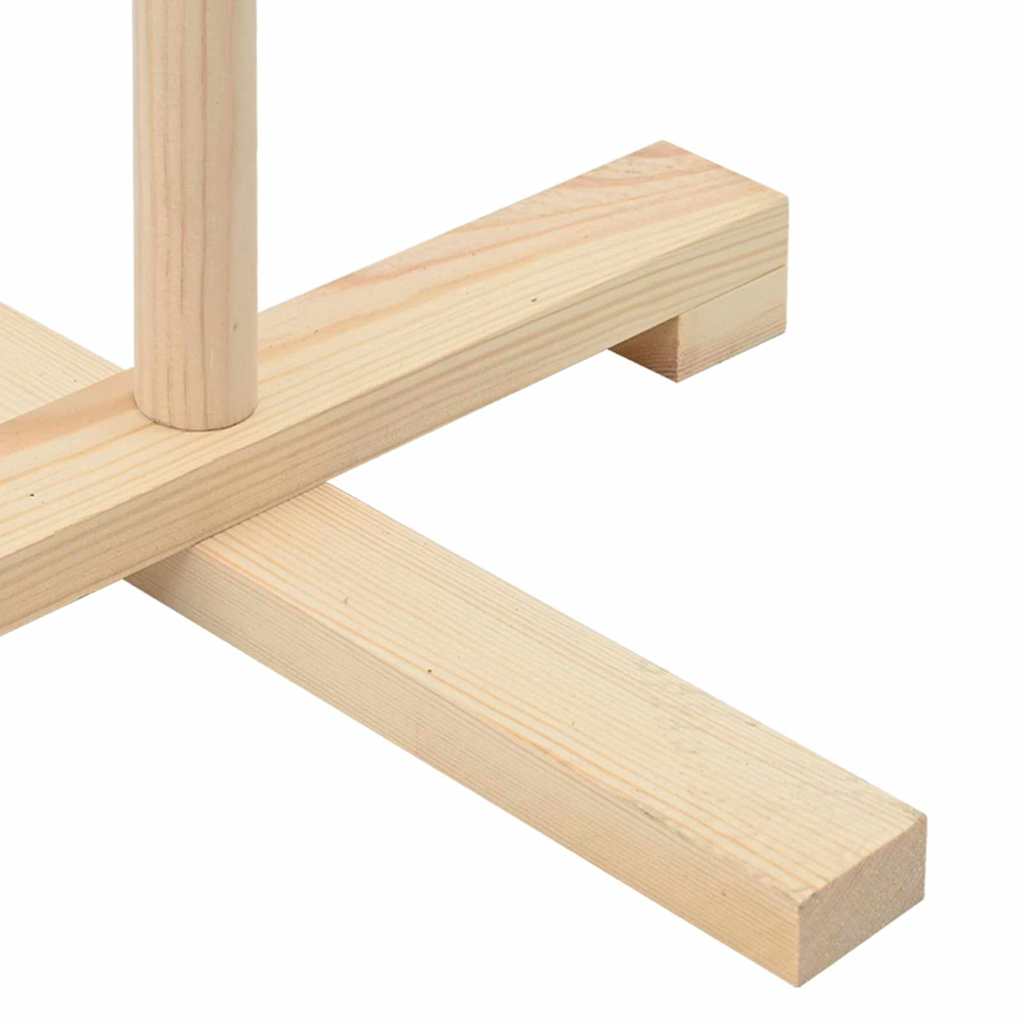 Albero di Natale in legno con supporto Naturale 150 cm