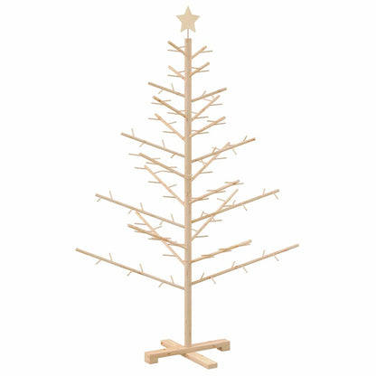 Albero di Natale in legno con supporto Naturale 150 cm