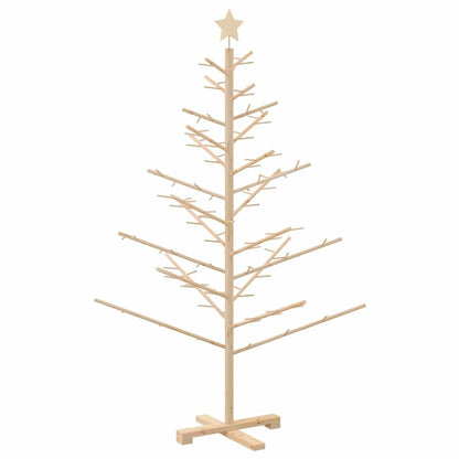Albero di Natale in legno con supporto Naturale 150 cm