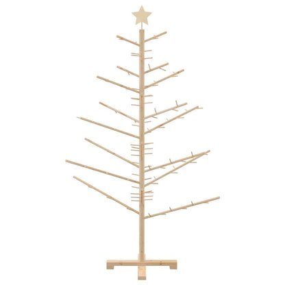 Albero di Natale in legno con supporto Naturale 150 cm