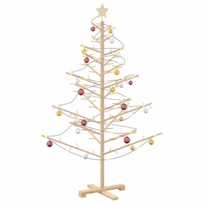 Albero di Natale in legno con supporto Naturale 150 cm | homemem39