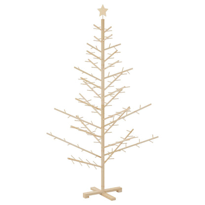 Albero di Natale in legno con supporto Naturale 180 cm