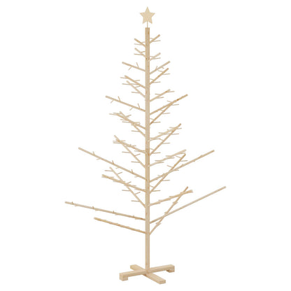 Albero di Natale in legno con supporto Naturale 180 cm