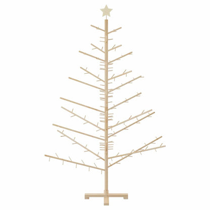 Albero di Natale in legno con supporto Naturale 180 cm