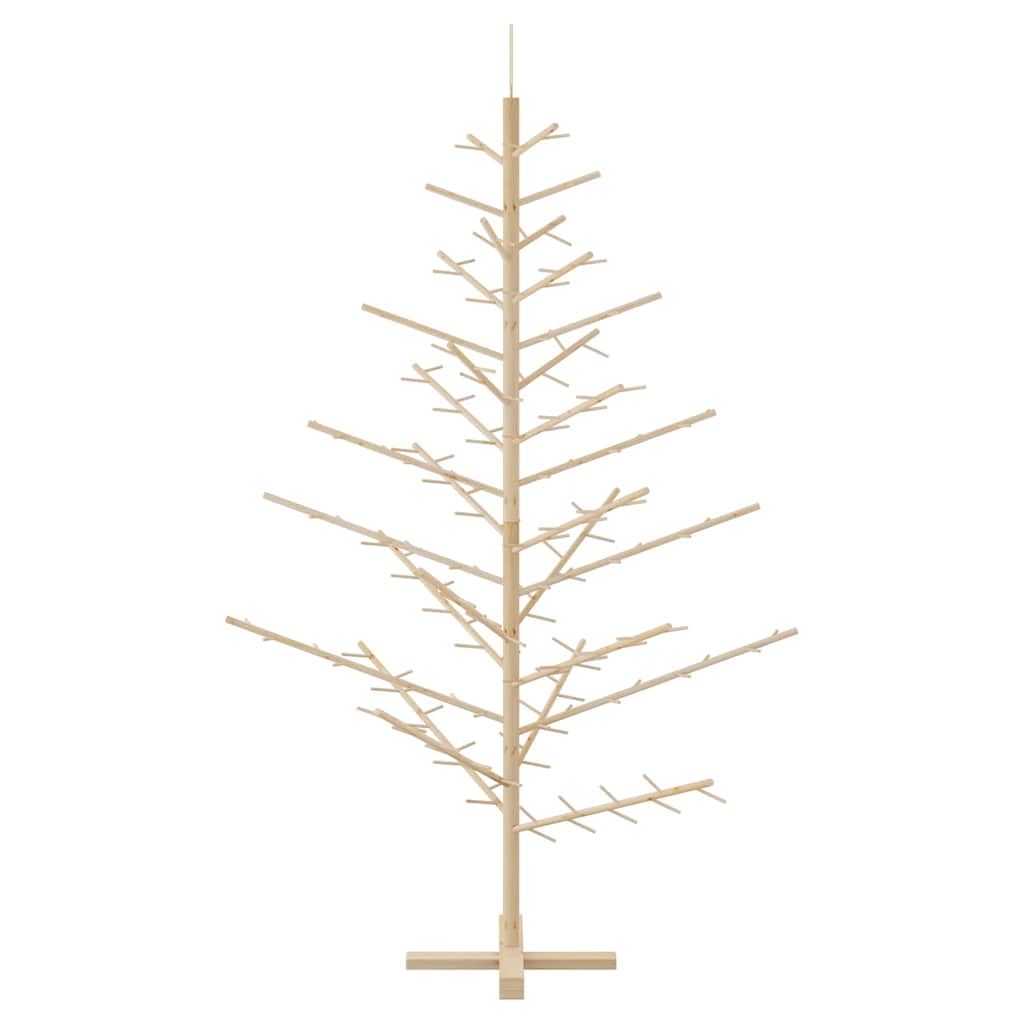 Albero di Natale in legno con supporto Naturale 180 cm