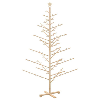 Albero di Natale in legno con supporto Naturale 210 cm | homemem39
