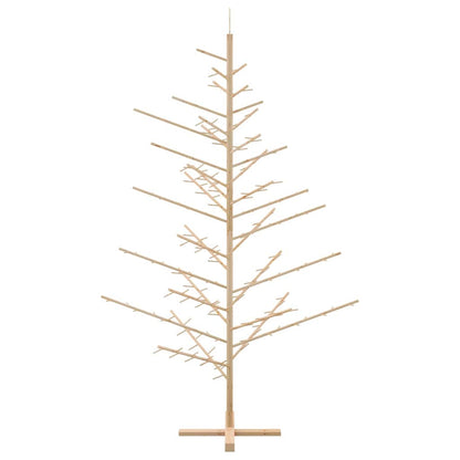 Albero di Natale in legno con supporto Naturale 210 cm
