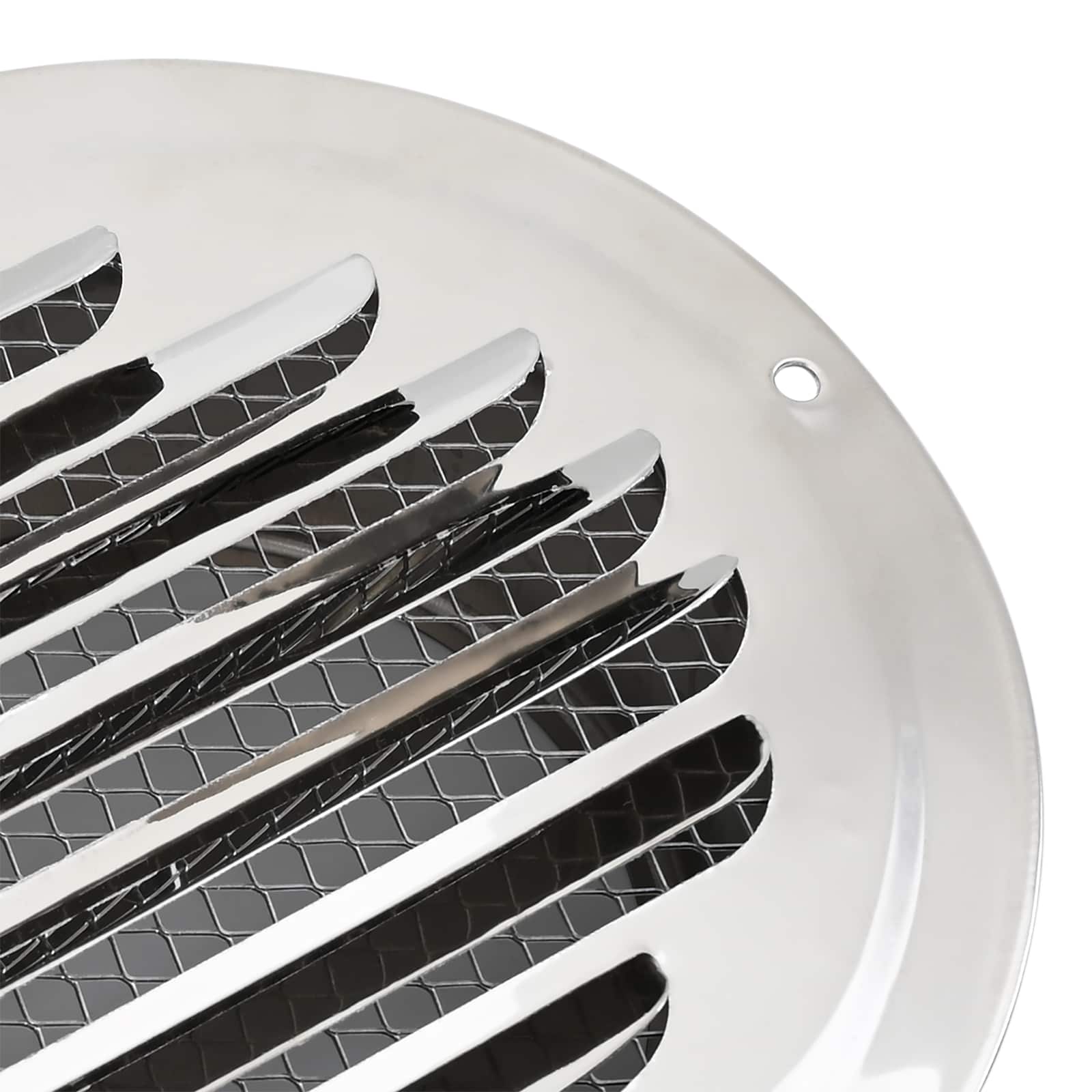 Coperture per ventilazione d'aria 4 pcs Argento 80 mm | homemem39