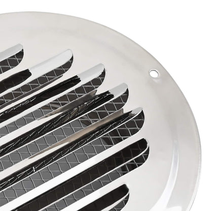 Coperture per ventilazione d'aria 4 pcs Argento 80 mm | homemem39
