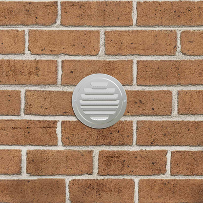 Coperture per ventilazione d'aria 4 pcs Argento 80 mm | homemem39
