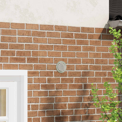 Coperture per ventilazione d'aria 4 pcs Argento 80 mm