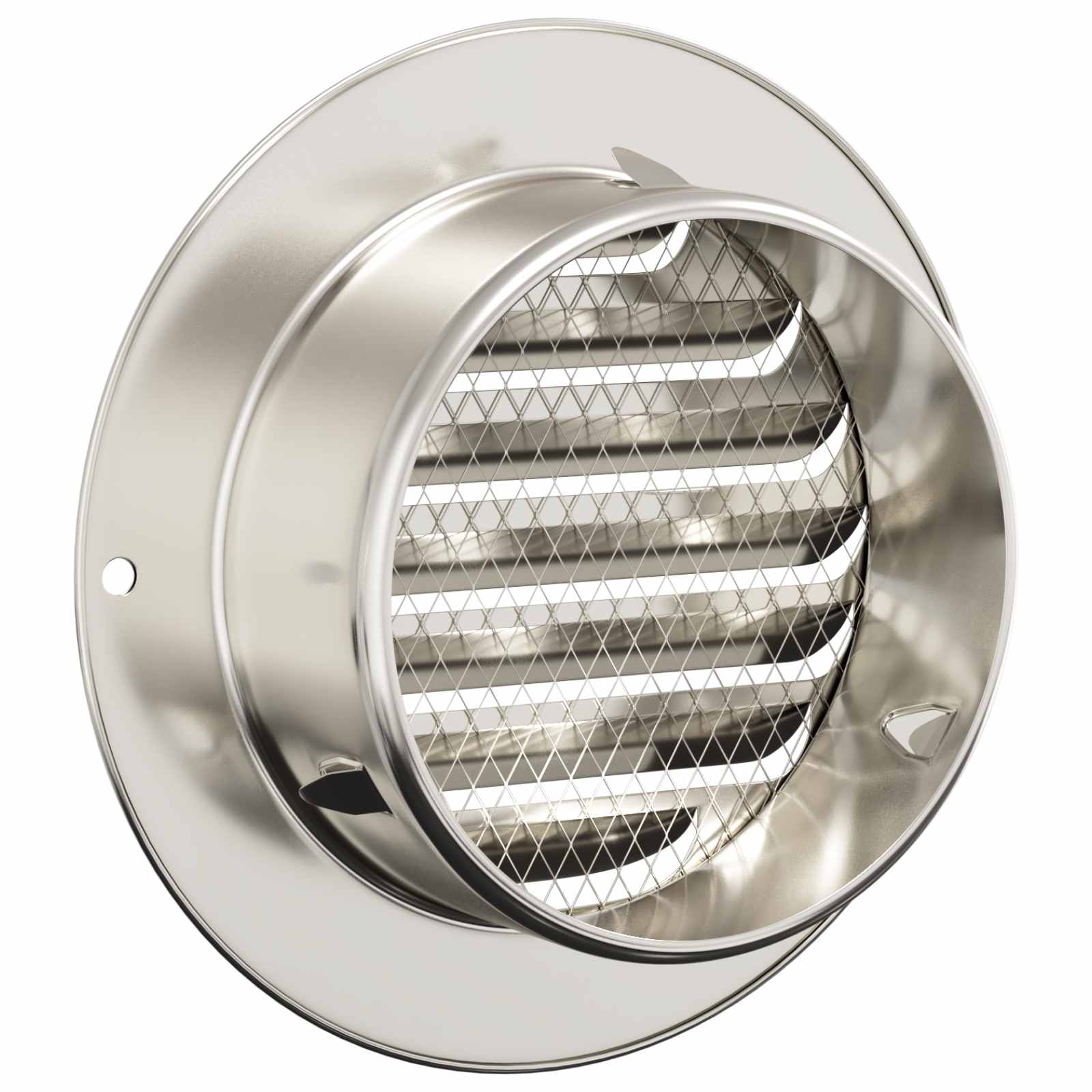 Coperture per ventilazione d'aria 4 pcs Argento 80 mm | homemem39