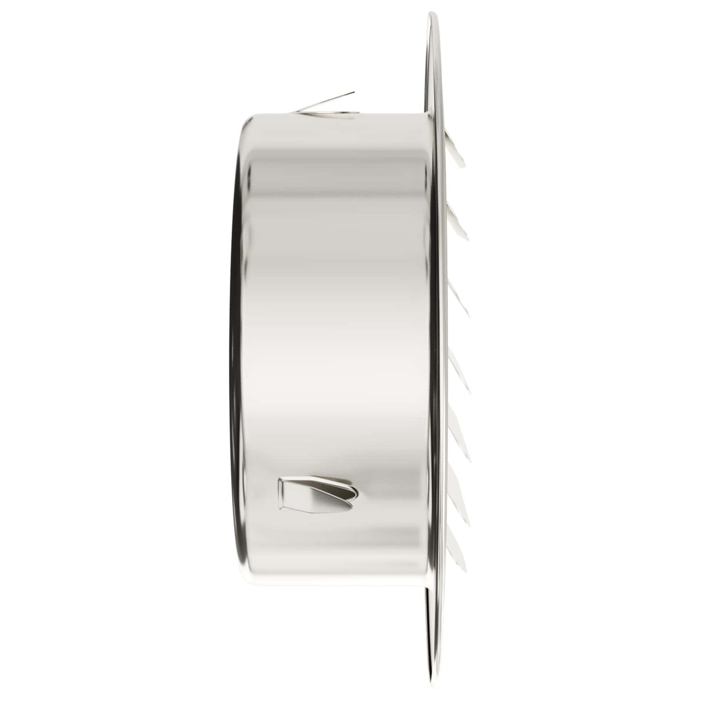 Coperture per ventilazione d'aria 4 pcs Argento 80 mm | homemem39