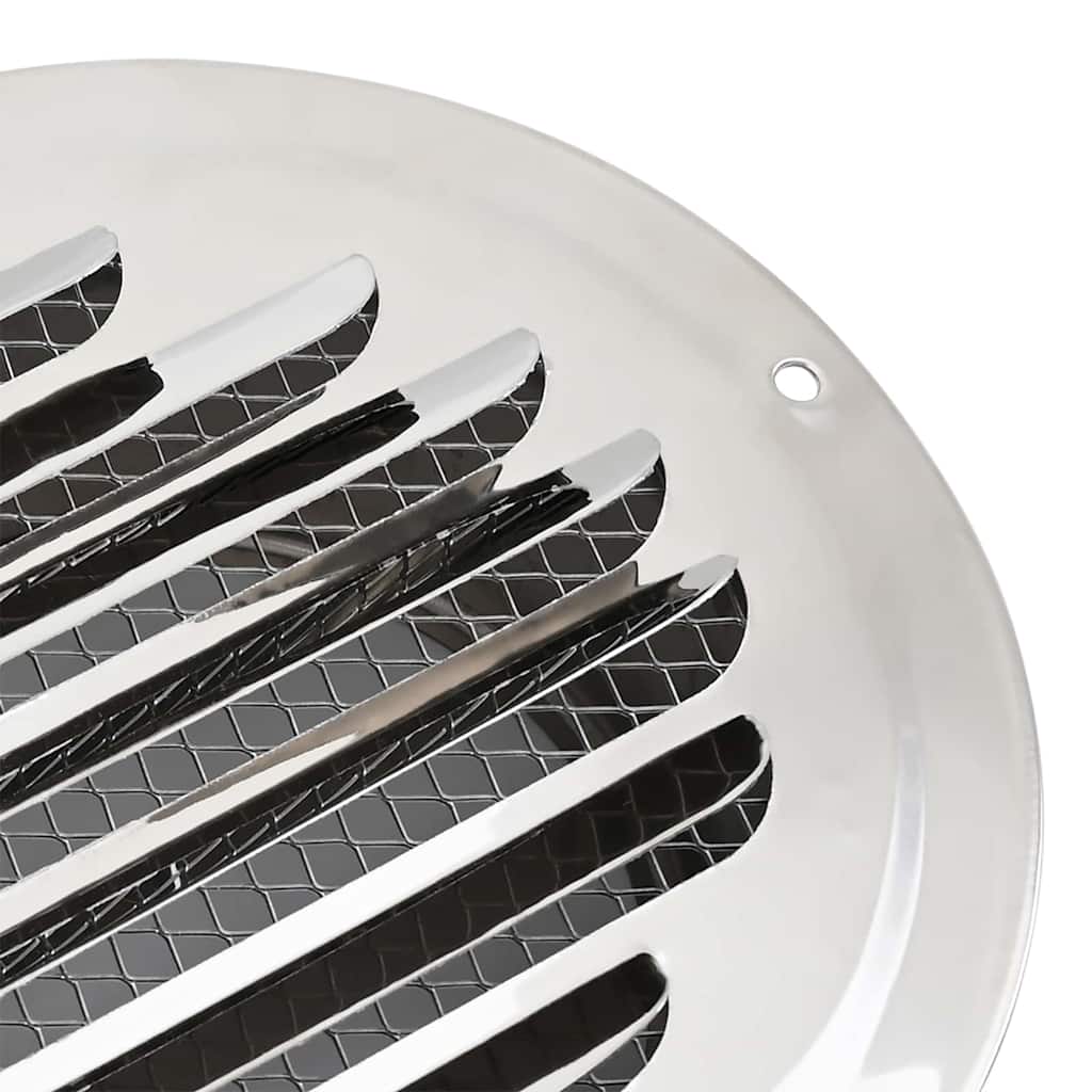 Coperture per ventilazione d'aria 4 pcs Argento 100 mm | homemem39