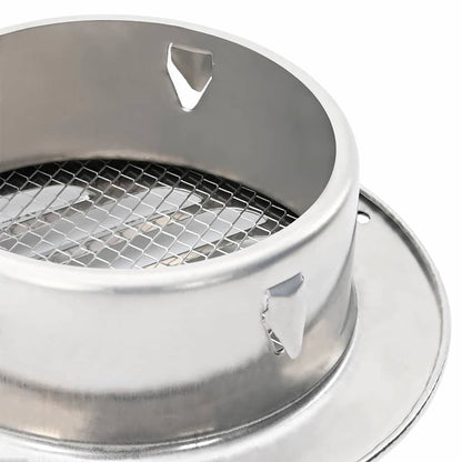 Coperture per ventilazione d'aria 4 pcs Argento 125 mm | homemem39