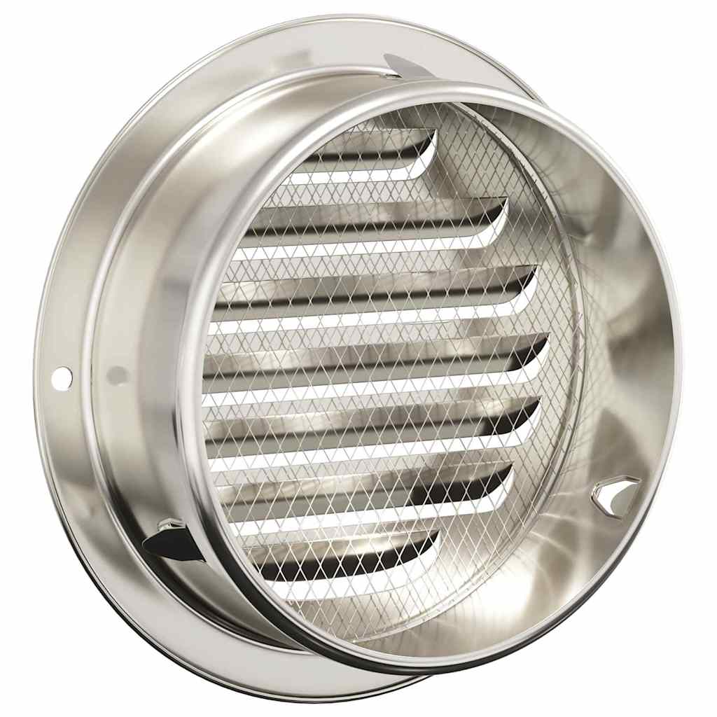 Coperture per ventilazione d'aria 4 pcs Argento 125 mm | homemem39