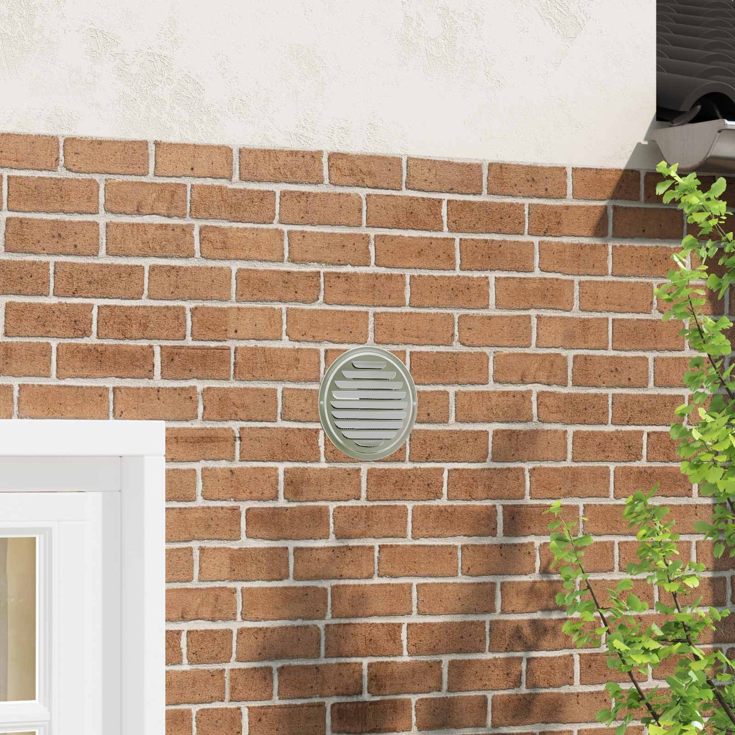 Coperture per ventilazione d'aria 4 pcs Argento 150 mm